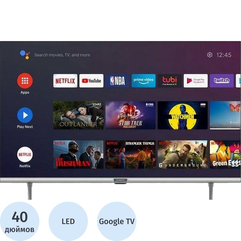 Изображение товара Телевизор 40 Skyworth 40STE6600 с Smart TV HDR Full HD Bluetooth Wi-fi