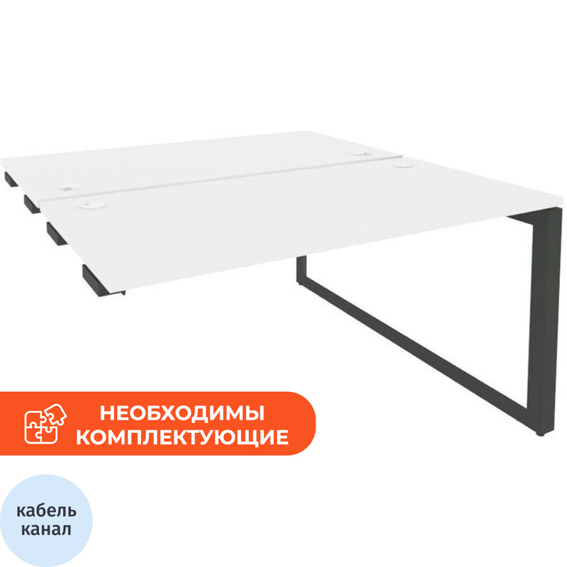 Изображение товара Рабочая станция на 2 рабочих места ONIX-О O.MO-D.SPR-3.7 белый бриллиант Россиия