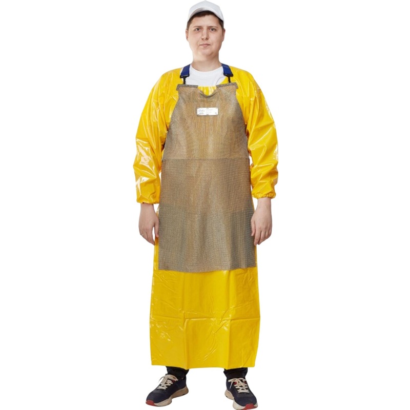 Изображение товара Фартук мясника кольчужный Certaflex Aprone серый 80 см CA4065800