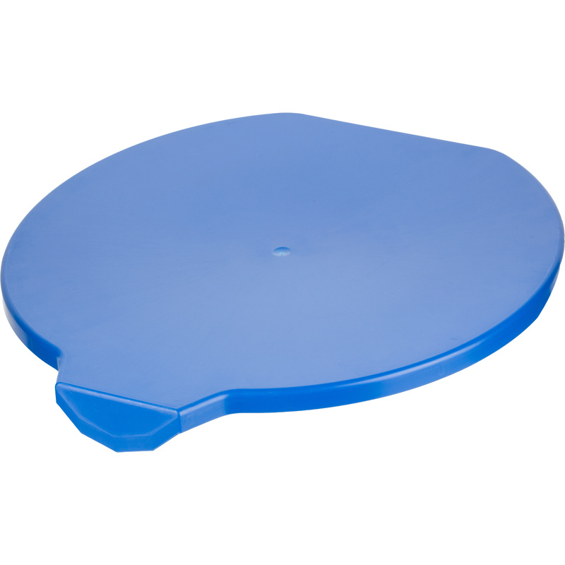 Изображение товара Крышка FBK для ведра 15л пластик синяя, диаметр 32.5 см, высота 2 см