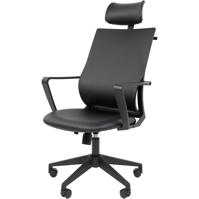 Изображение товара Кресло для руководителя Chairman 545 черное ткань сетка пластик эргономичное регулируемое