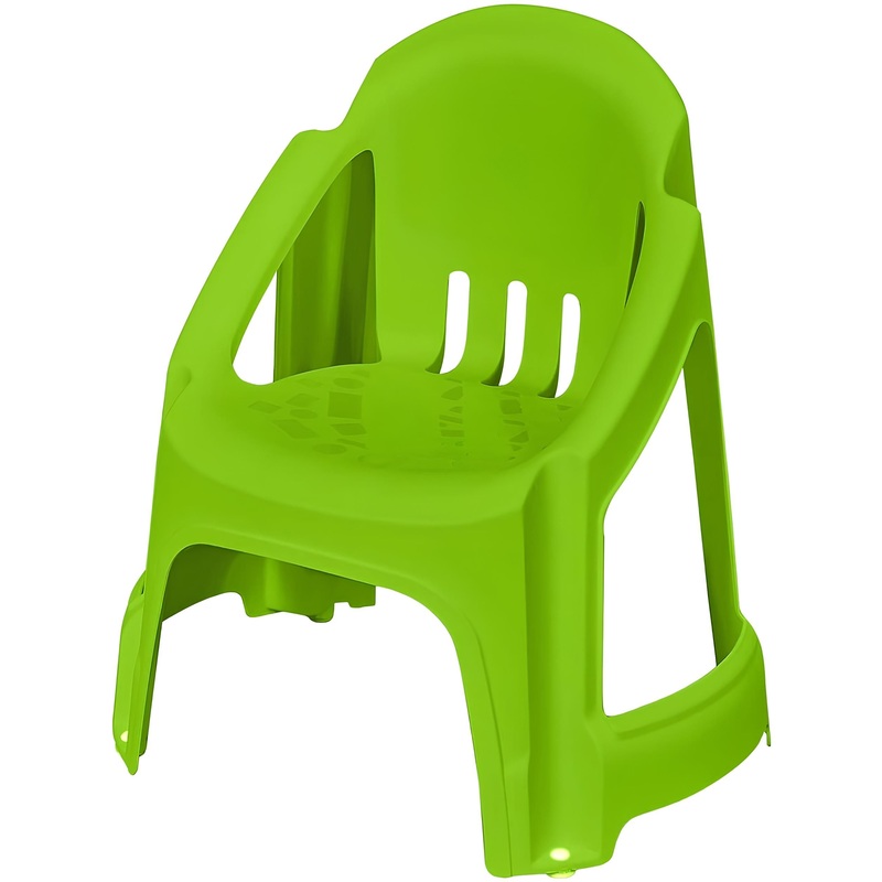 Изображение товара Детский пластиковый стул Sheffilton Kids зеленый рост 2 безопасный и прочный