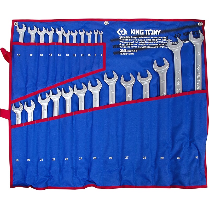 Изображение товара Набор ключей комбинированных King Tony 6-32 мм 24 предмета (12B4MRN)