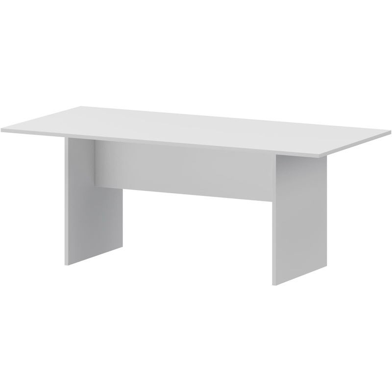 Изображение товара Стол для переговоров Арго А-0058 белый 1800х850х760 мм офисный из ЛДСП