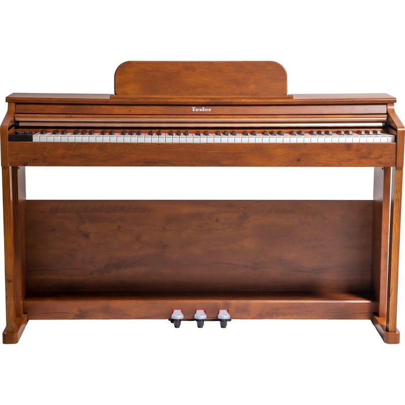 Изображение товара Цифровое пианино Tesler STZ-8810 Walnut wood с полноценными клавишами и функциями