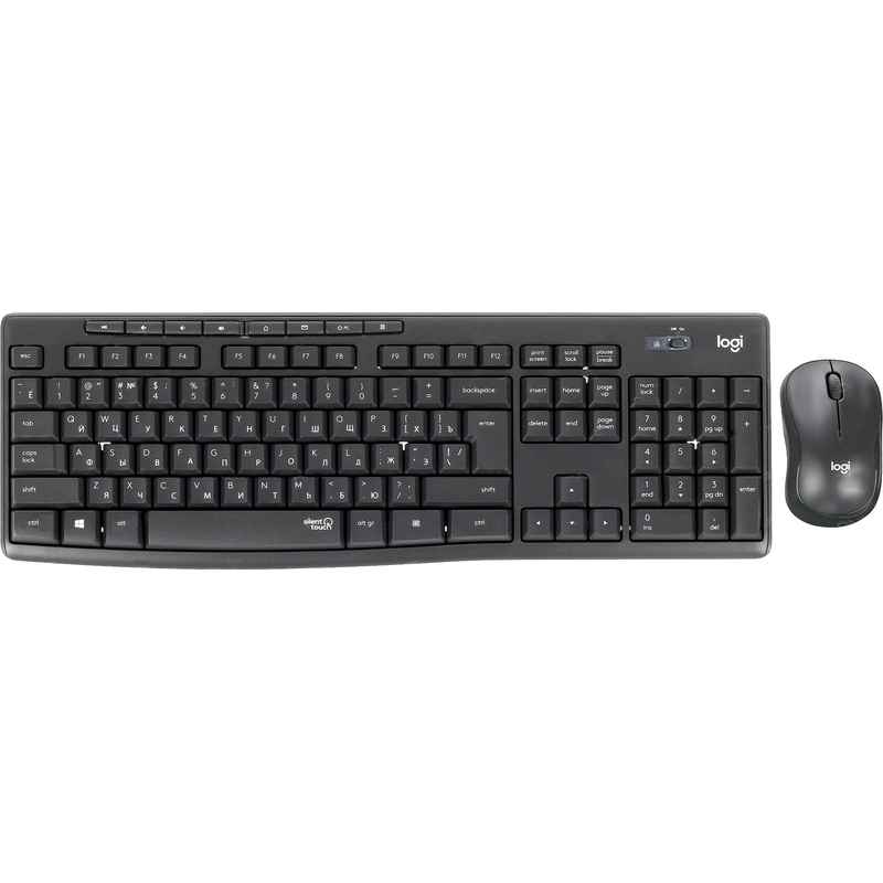 Изображение товара Комплект беспроводной клавиатура и мышь Logitech MK295 Silent (920-009807)