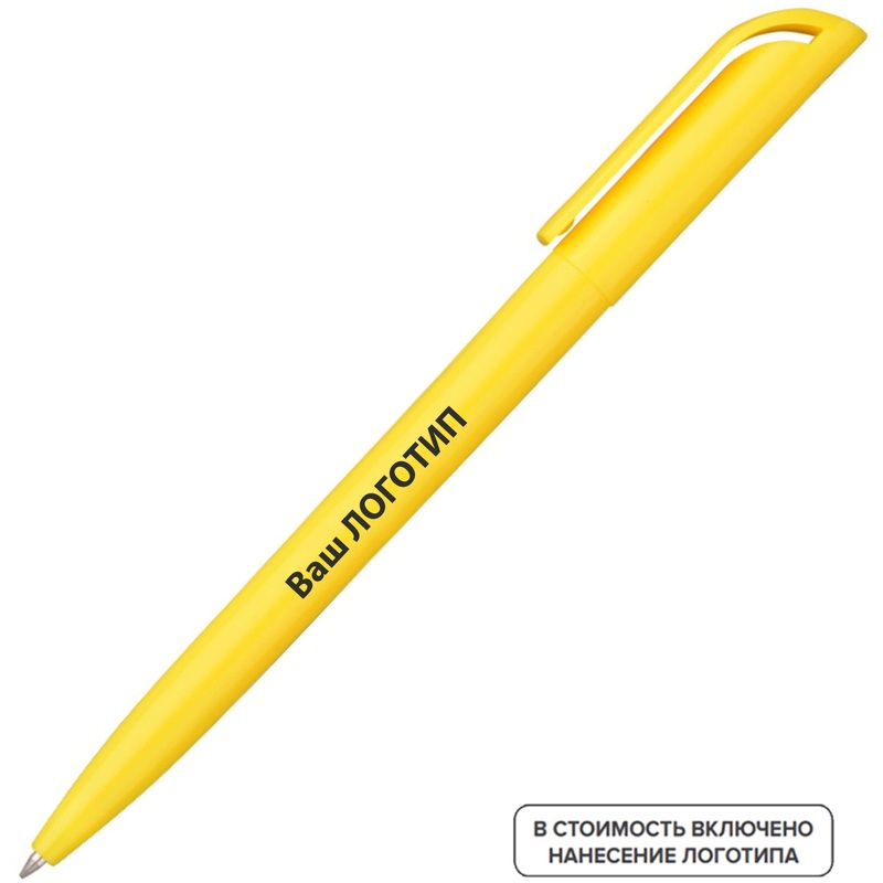 Изображение товара Ручка шариковая автоматическая Миллениум синяя с логотипом 1000 штук