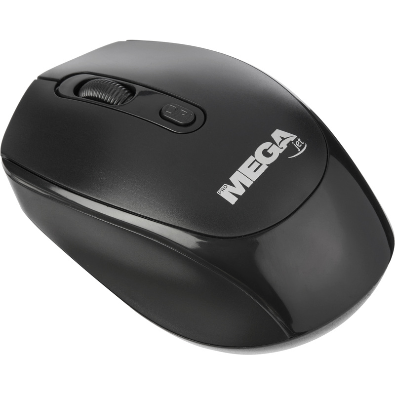 Изображение товара Беспроводная мышь ProMega jet WM002 черная с разрешением 1600 dpi и радиосвязью