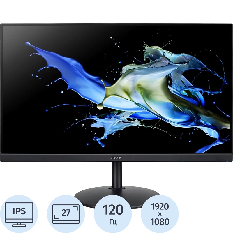Изображение товара Монитор 27 Acer Vero CB272Gbirv чёрный с разрешением Full HD