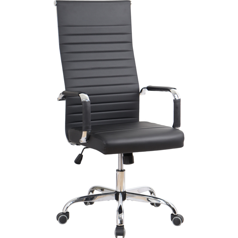 Изображение товара Офисное кресло Easy Chair 566 TPU черное из искусственной кожи с механизмом Top Gun