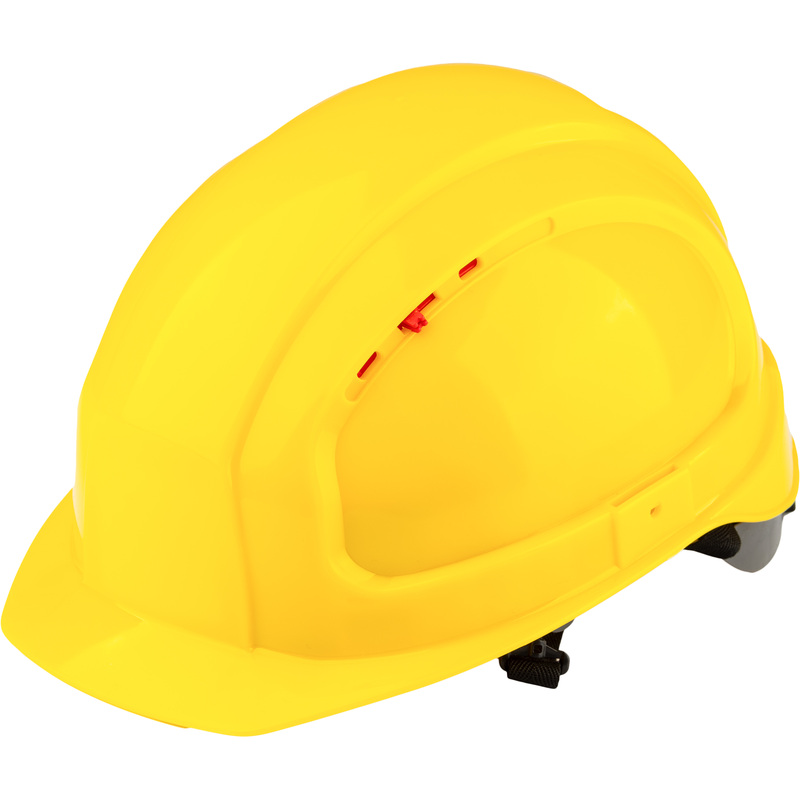 Изображение товара Защитная каска универсальная TOPFORT Универсал 304 желтая с регулировкой