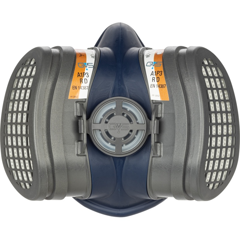 Изображение товара Полумаска GVS Elipse M/L с сменными фильтрами A1P3 для защиты от газов и частиц