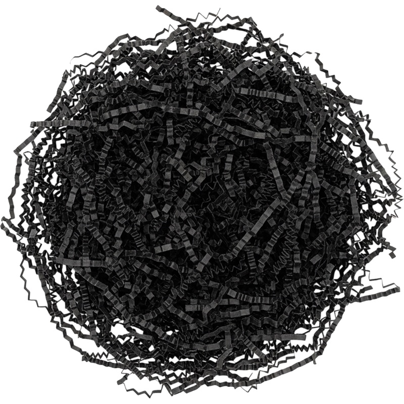 Изображение товара Бумажный наполнитель для подарков черный 100 г Рута для упаковки подарков