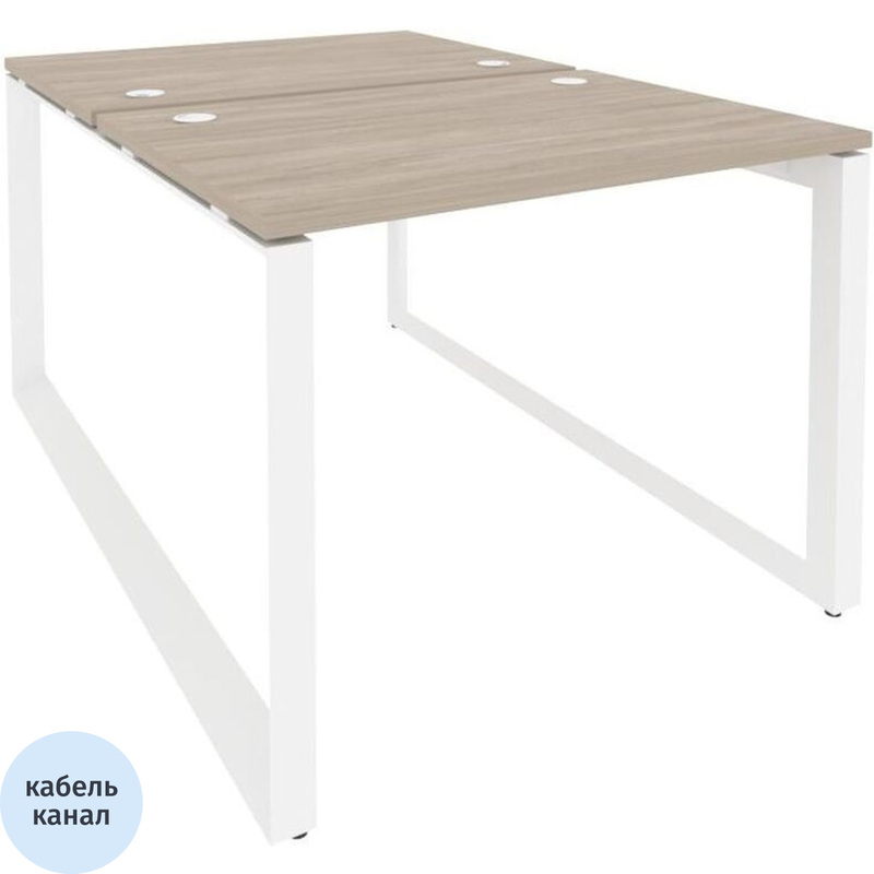 Изображение товара Рабочая станция ONIX-О O.MO-D.RS-2.1.7 2 рабочих места из ЛДСП с металлическим каркасом