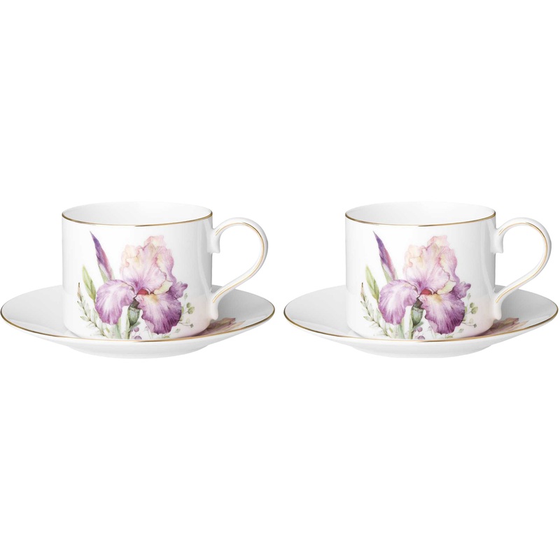 Изображение товара Набор чайный Lefard Irises 590-613 на 2 персоны фарфор (4 предмета)