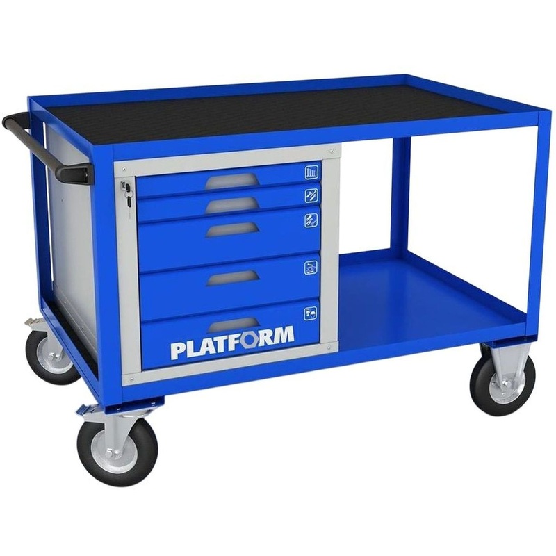 Изображение товара Тележка инструментальная (синий/серый, 1300х700х685 мм)