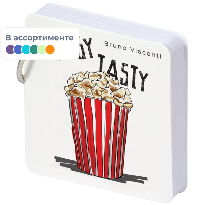 Изображение товара Блокнот Bruno Visconti Smart Journal A7 110 листов без линовки на кольце (70х70 мм)