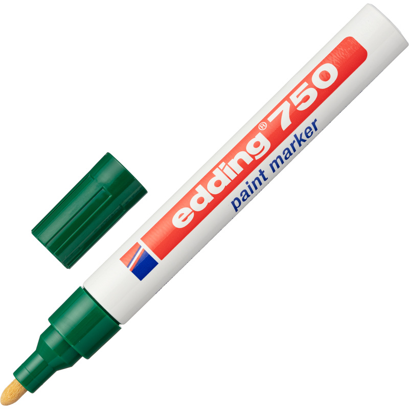 Изображение товара Промышленный лаковый маркер Edding E-750/4 зелёный 2-4 мм высокого качества