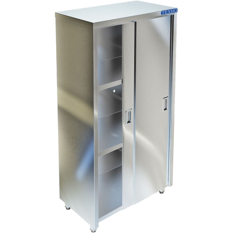 Изображение товара Кухонный шкаф Техно-ТТ ТСТК-343/1200 из нержавеющей стали 1750 мм серый