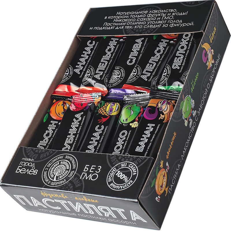 Изображение товара Пастила Пастилята XXL фруктово-ягодная 800 г натуральное лакомство без сахара