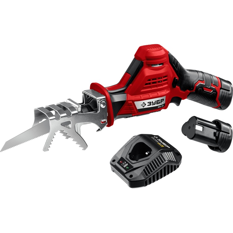 Изображение товара Пила сабельная Зубр СПЛ-125-22 профессиональный инструмент для резки дерева и металла