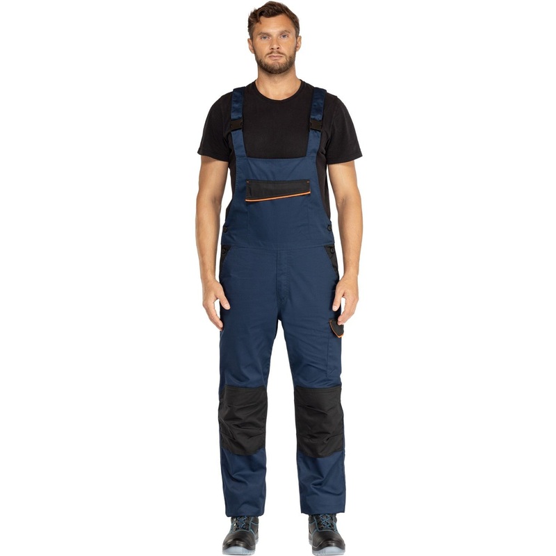 Изображение товара Полукомбинезон рабочий летний мужской Delta Plus MACH1 Range синий оранжевый 52-54