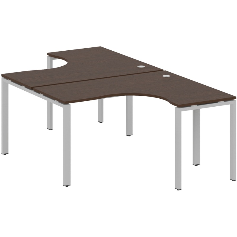 Изображение товара Рабочая станция Metal System Style БП.РАС-СА-2.3 (венге цаво/серый, 1400x2435x750 мм)