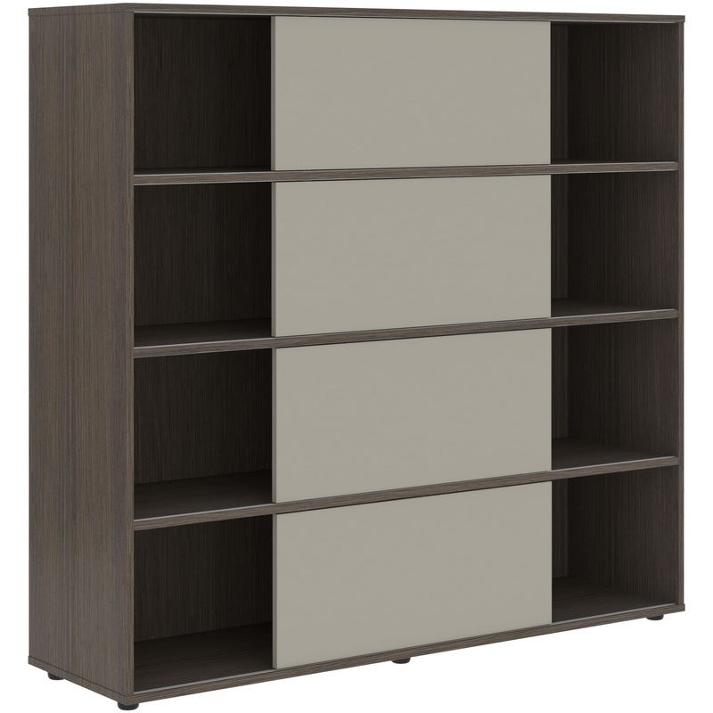 Изображение товара Шкаф для документов Velion VWCS 80.1 аметист/дуб сильвер 1600х450х1517 мм