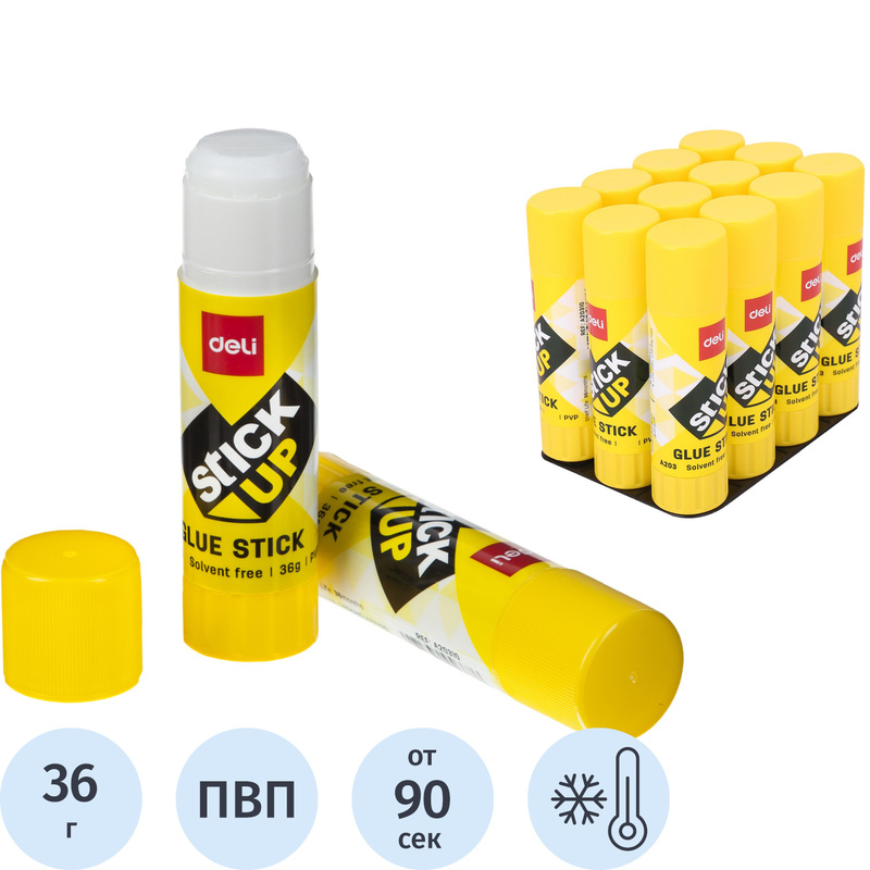 Изображение товара Клей-карандаш Deli Stick UP 36 г для бумаги и картона