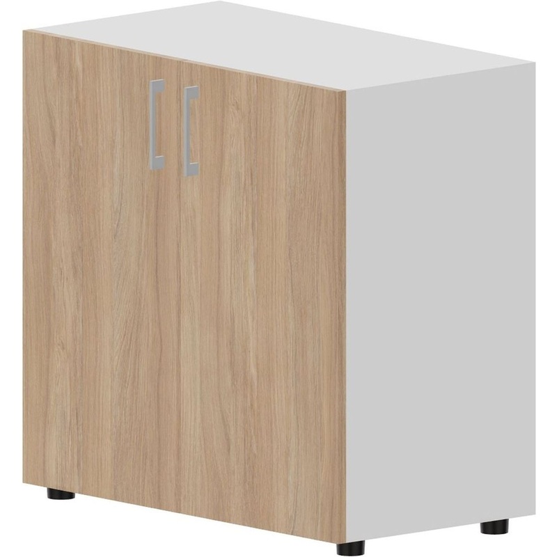 Изображение товара Шкаф для документов Mahia OMLS762BLOW из ЛДСП цвета дуб нельсон и белый