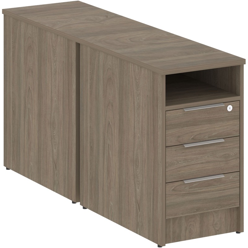 Изображение товара Тумба приставная двойная Metal System Style Б.ТП-2 цвет венге