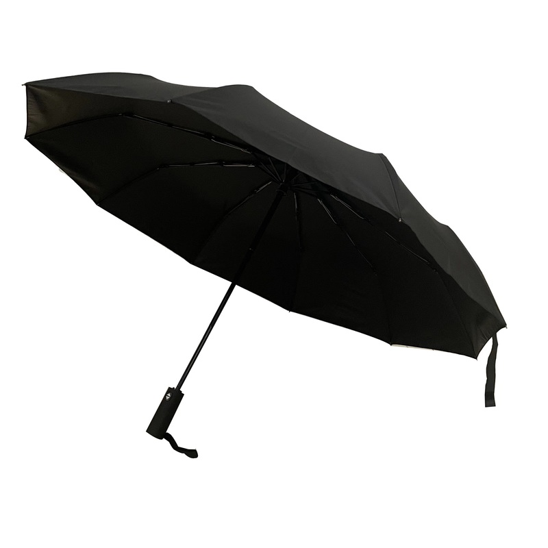 Изображение товара Зонт автомат черный Hd-UL-010 легкий и надежный диаметр 105 см