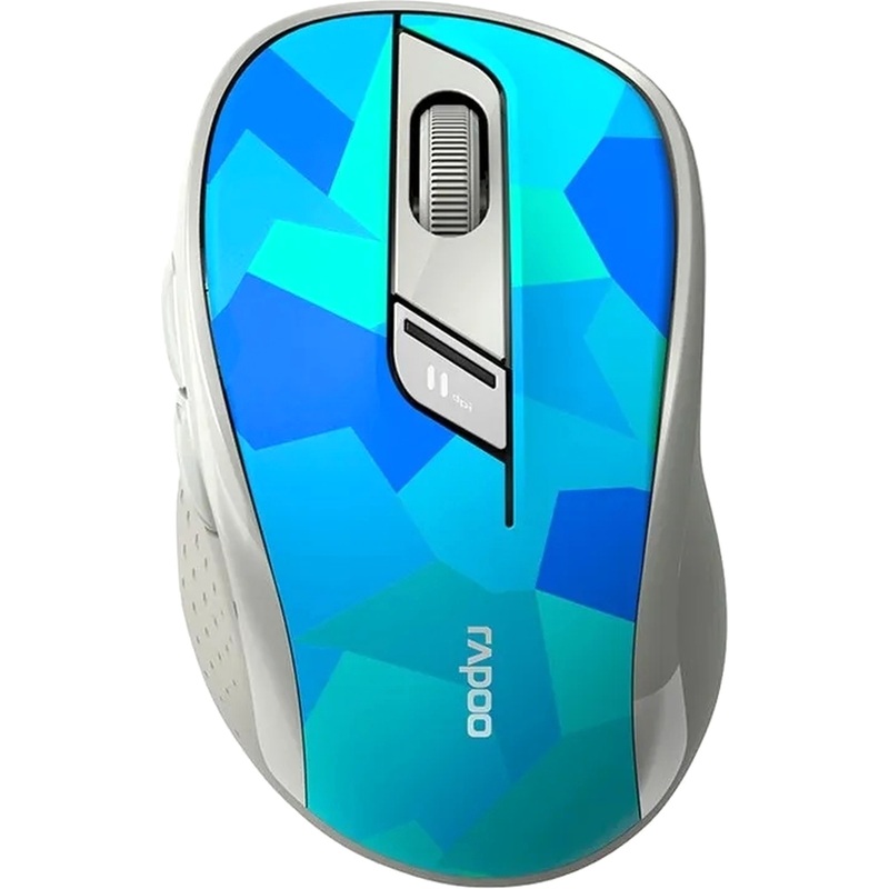 Изображение товара Беспроводная мышь Rapoo M500 синяя, оптическая, 1600 dpi, радиоканал