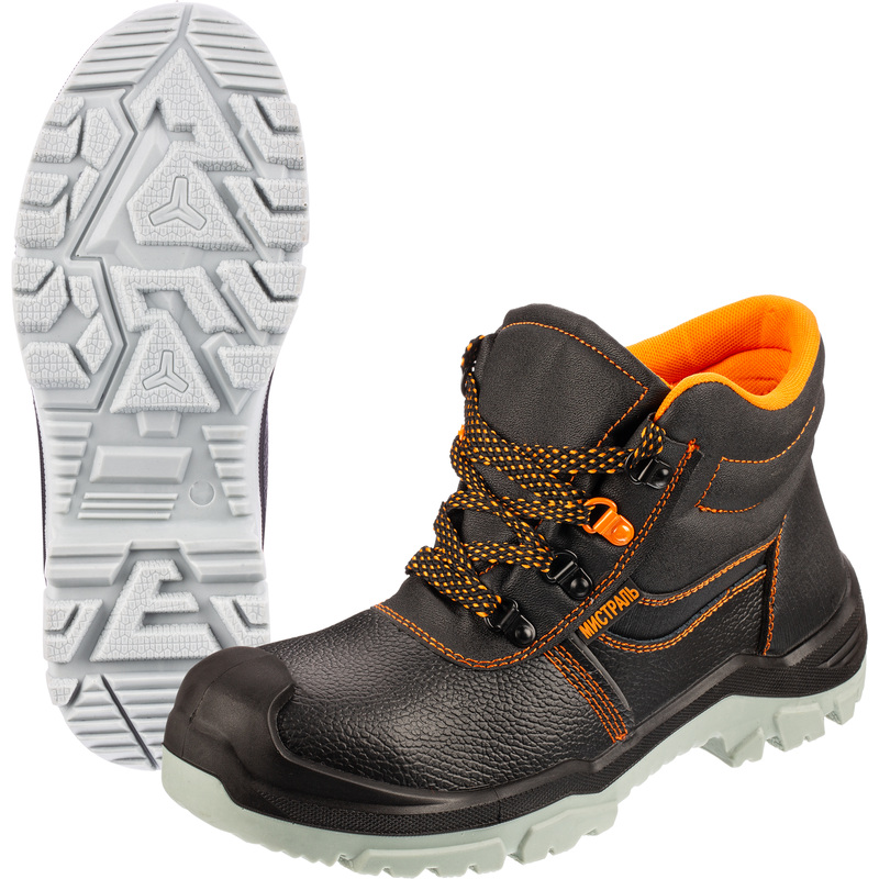 Изображение товара Рабочие ботинки Мистраль ПУ-ТПУ из натуральной кожи, универсальные, модель Мистраль, размер 52