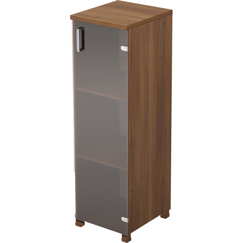 Изображение товара Шкаф для документов Avance 6П.015.3 с стеклом шамони тёмный 400x450x1348 мм