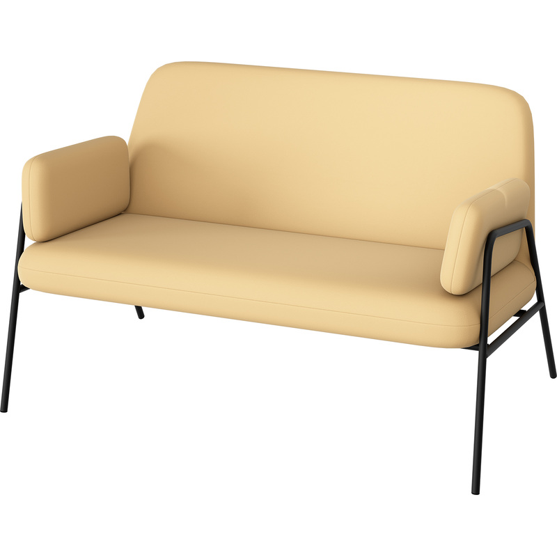 Изображение товара Диван двухместный Orbit Д38-02 бежевый искусственная кожа