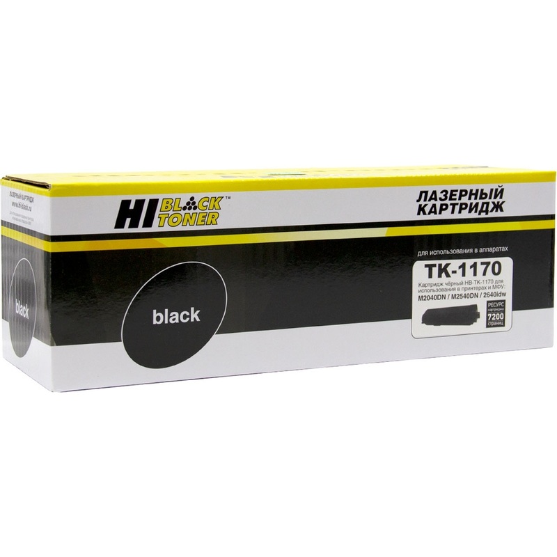 Изображение товара Тонер-картридж Hi-Black HB-TK-1170 для Kyocera совместимый черный