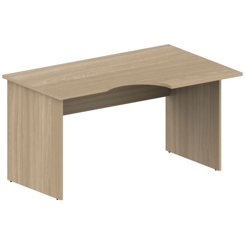 Изображение товара Стол эргономичный Агат А-33R правый (ясень шимо, 1400х900х750 мм)