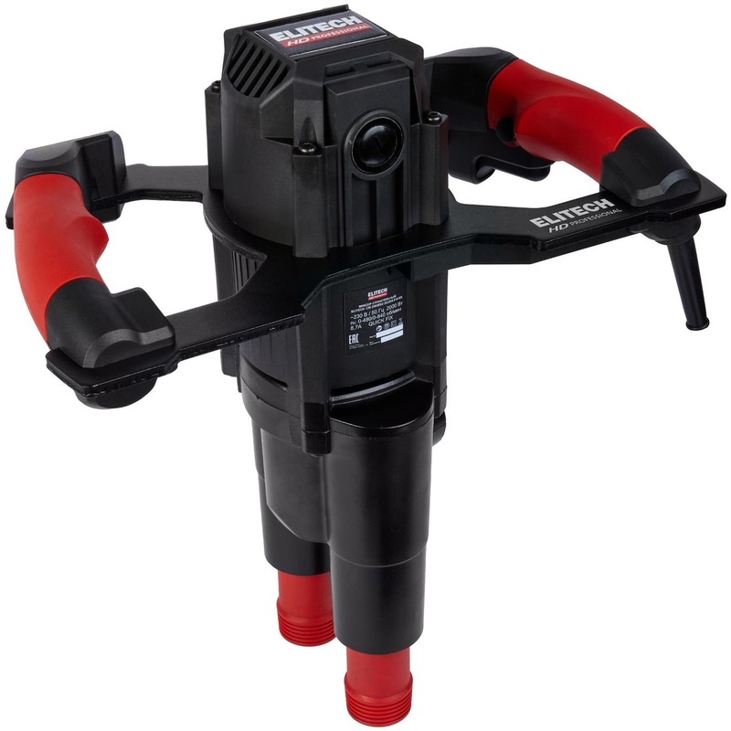 Изображение товара Профессиональный строительный миксер Elitech CM 2000ED2 2000 Вт для тяжелых составов