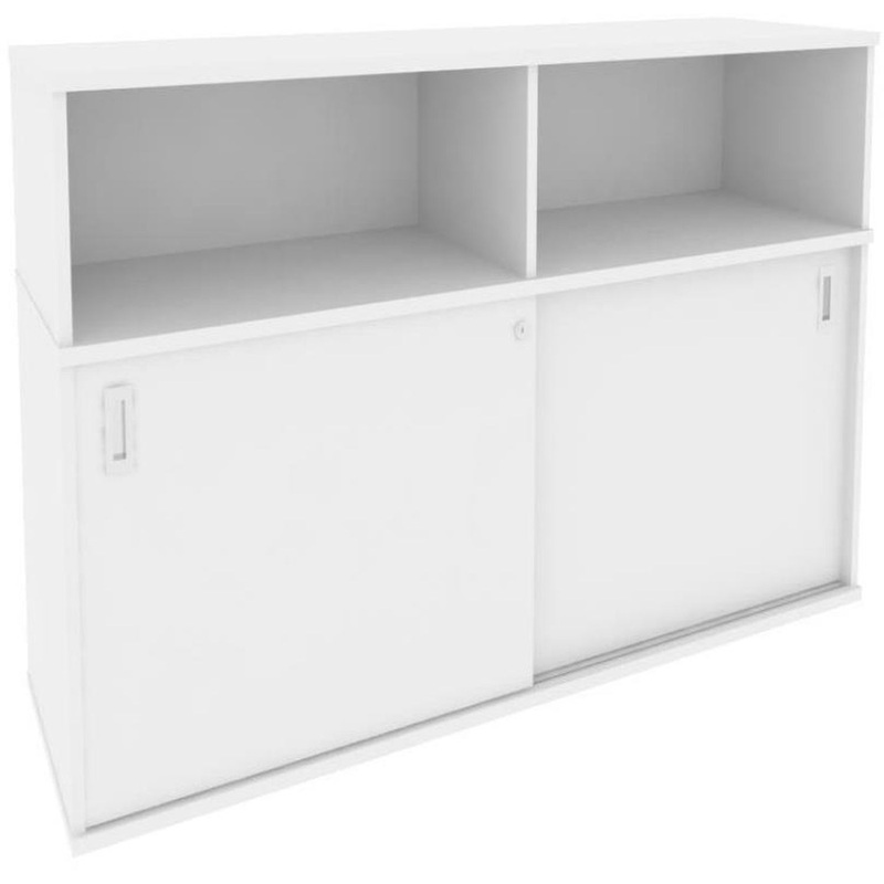 Изображение товара Тумба для документов Onix O.SHKO-2.7 с замком белый бриллиант 1475х432х1120 мм