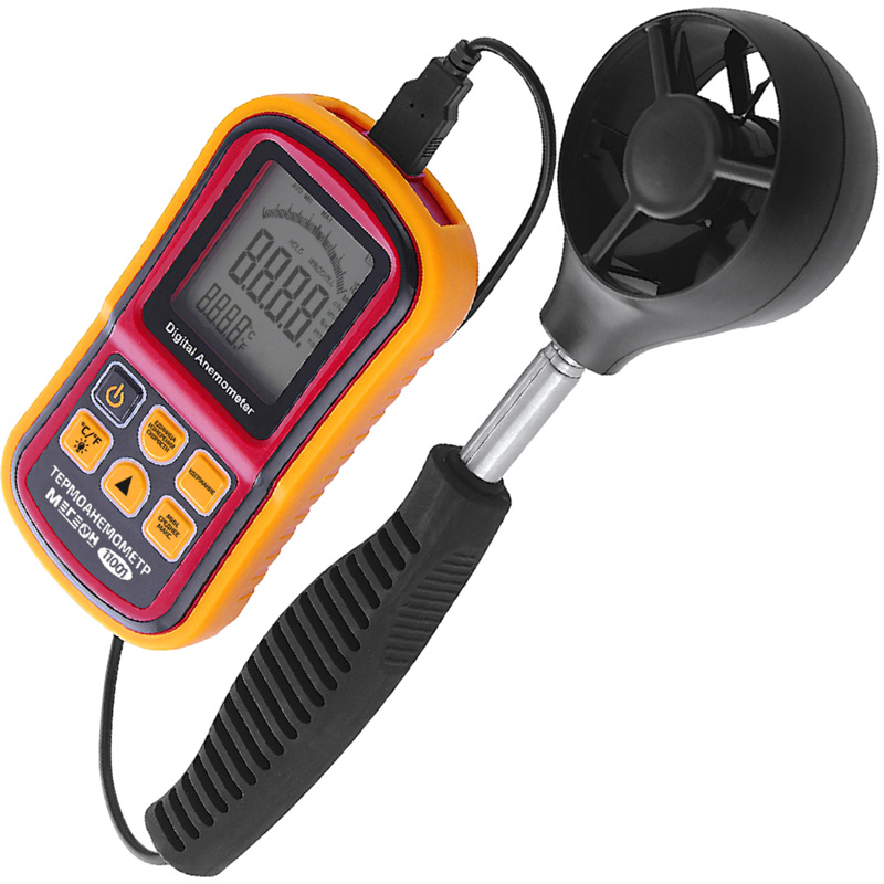 Изображение товара Термоанемометр с телескопическим зондом Мегеон 11001 (к0000026362)