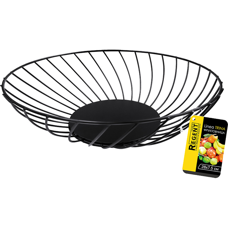 Изображение товара Фруктовница Regent inox Linea Trina 93-TR-01-24 диаметр 280 мм стальная