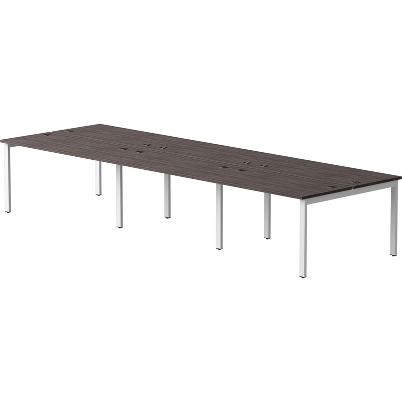 Изображение товара Рабочая станция EVO 254S219DK9003 6-местная дуб пасадена/белая