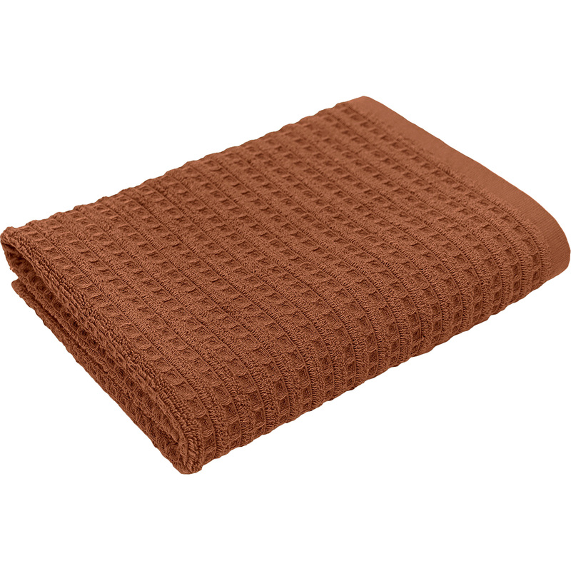 Изображение товара Полотенце махровое Рельеф 70x130 см 450 г/кв.м коричневое