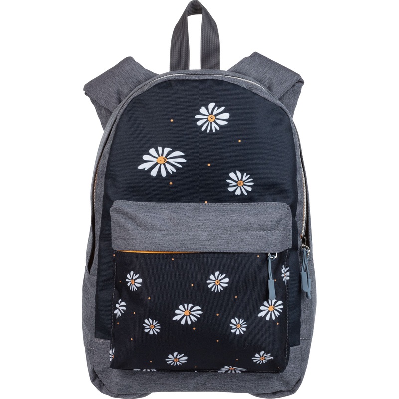 Изображение товара Ортопедический рюкзак Комус Класс Ромашки для школьников и студентов серый