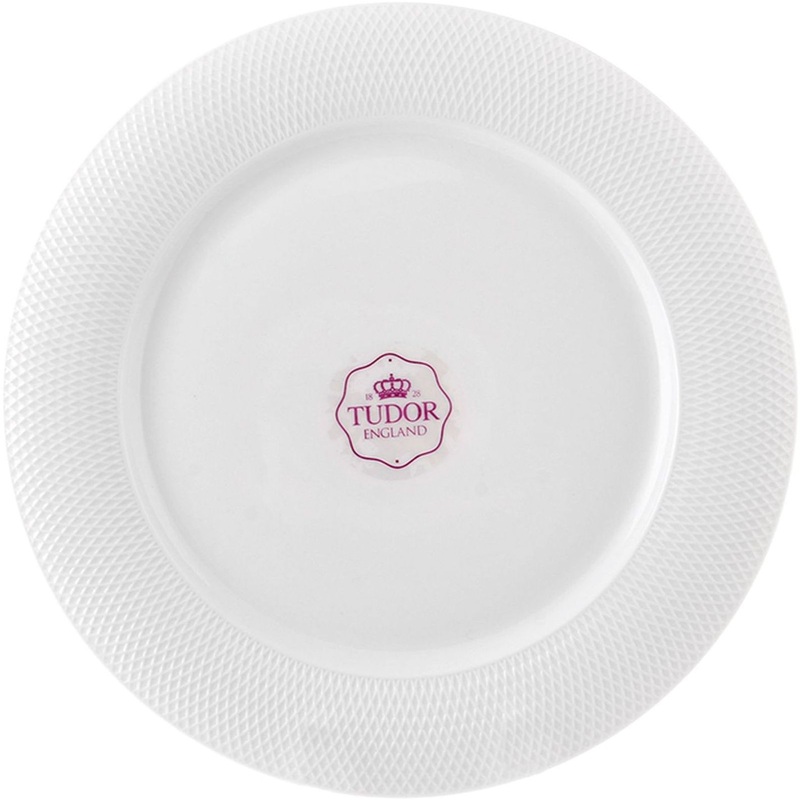 Изображение товара Тарелка десертная Tudor England Royal Sutton фарфор 20 см белая (6 штук в упаковке)