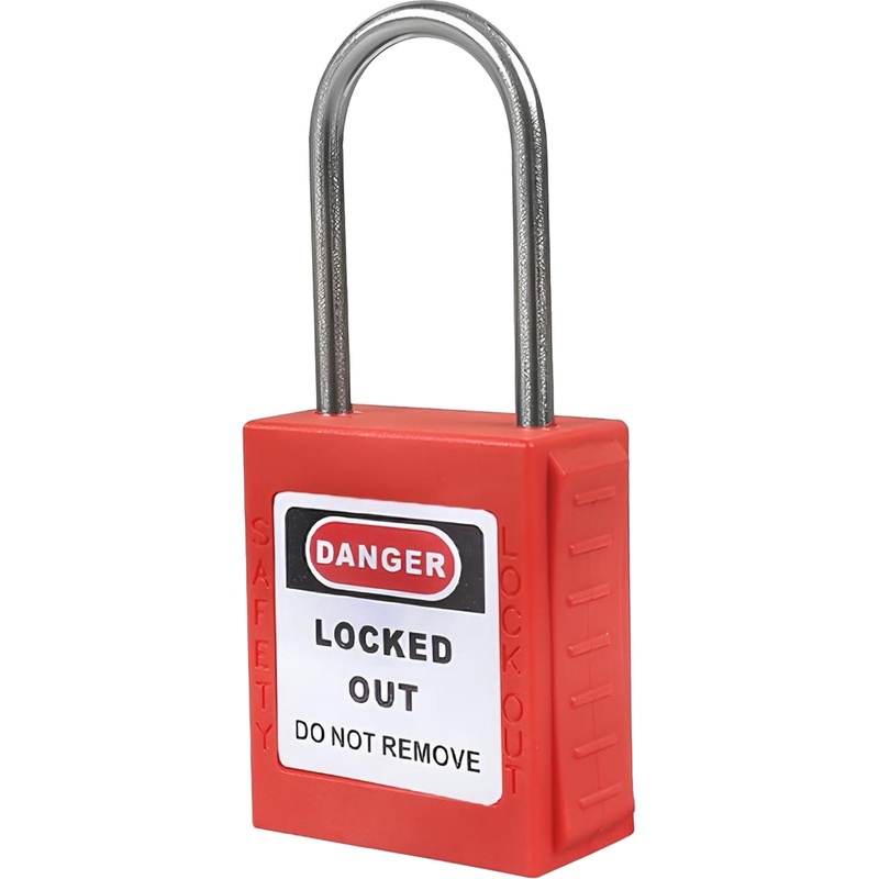 Изображение товара Замок навесной G71KD ABS-пластик дужка - нейлон красный