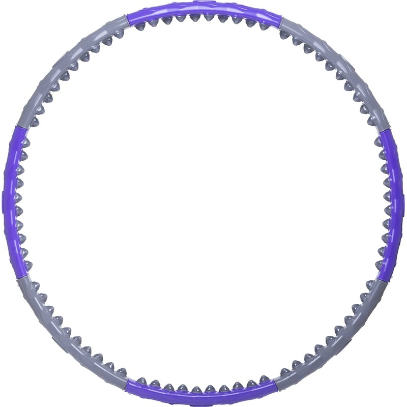 Изображение товара Обруч массажный Starfit HH-107 серый/фиолетовый