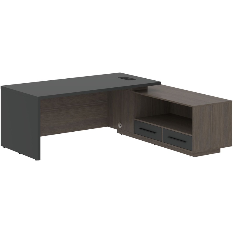 Изображение товара Стол руководителя Velion VCT 2119 с тумбой и встроенной зарядкой