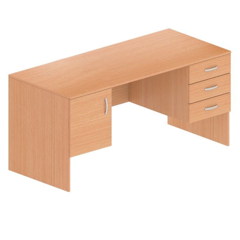 Изображение товара Стол письменный Лицей СПД 2 бук светлый 1600x680x750 мм